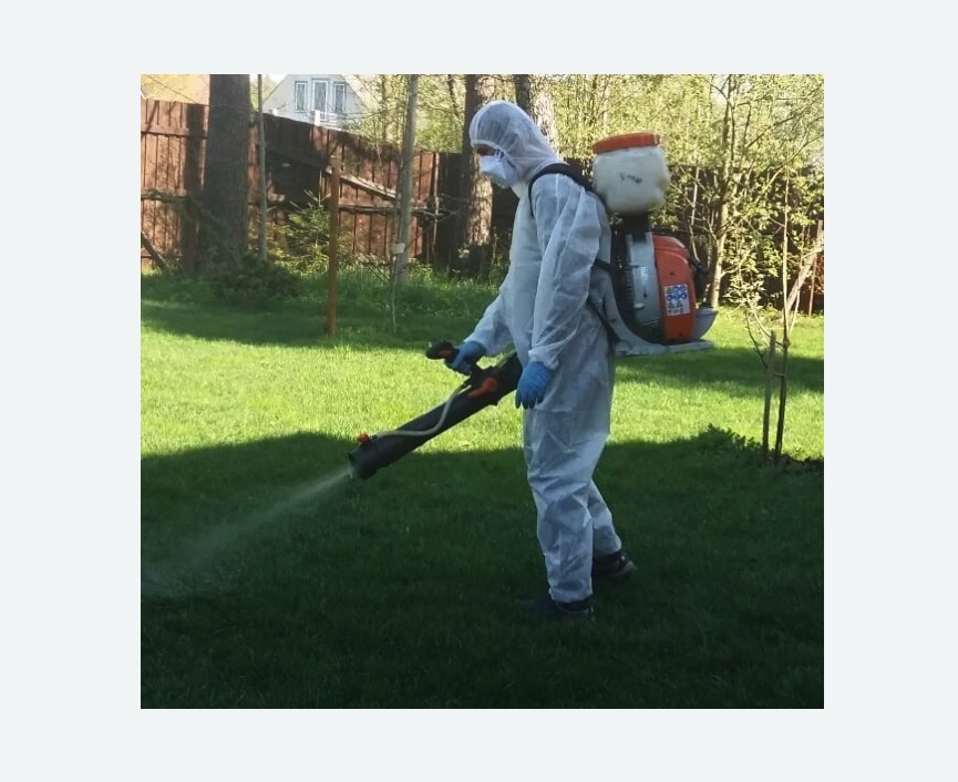 Обработка территории от клещей в Гребнево